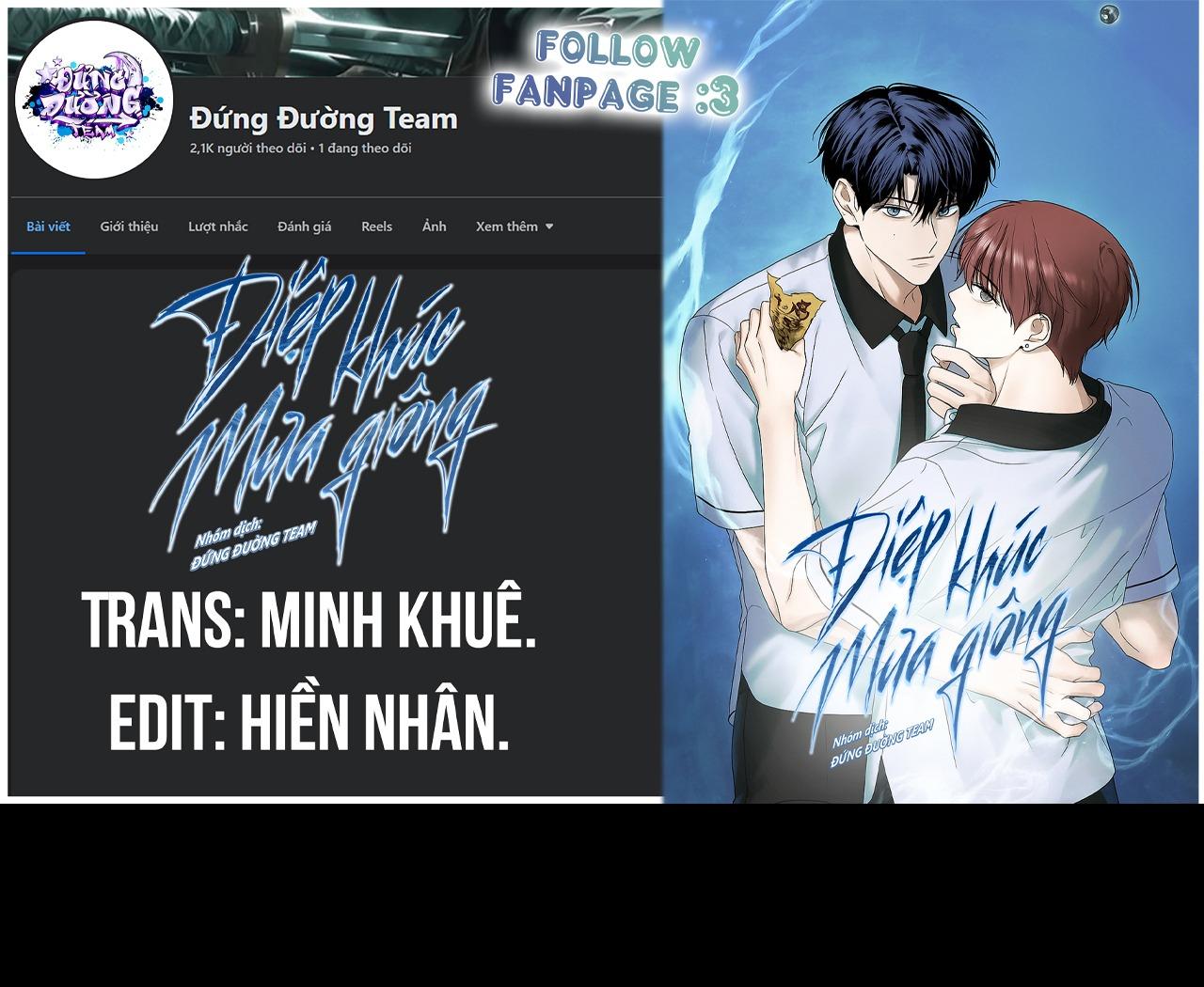 Đọc truyện [DDT] ĐIỆP KHÚC MƯA GIÔNG - Chapter 2