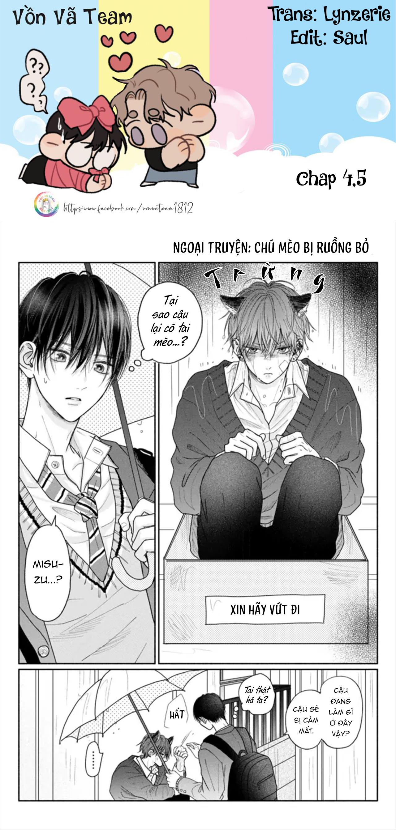 Đọc truyện Tình Yêu Không Thể Giấu - Chapter 4.5