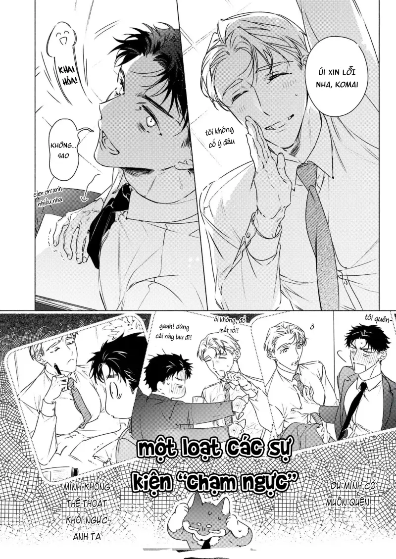 Đàn anh! Cho tôi vuốt ve bộ ngực đẩy đà của anh đi! -  - Trang 8