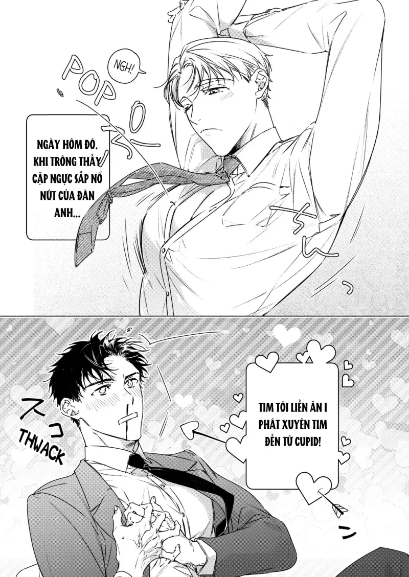 Đàn anh! Cho tôi vuốt ve bộ ngực đẩy đà của anh đi! -  - Trang 1