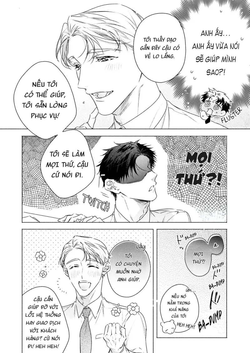 Đàn anh! Cho tôi vuốt ve bộ ngực đẩy đà của anh đi! -  - Trang 5